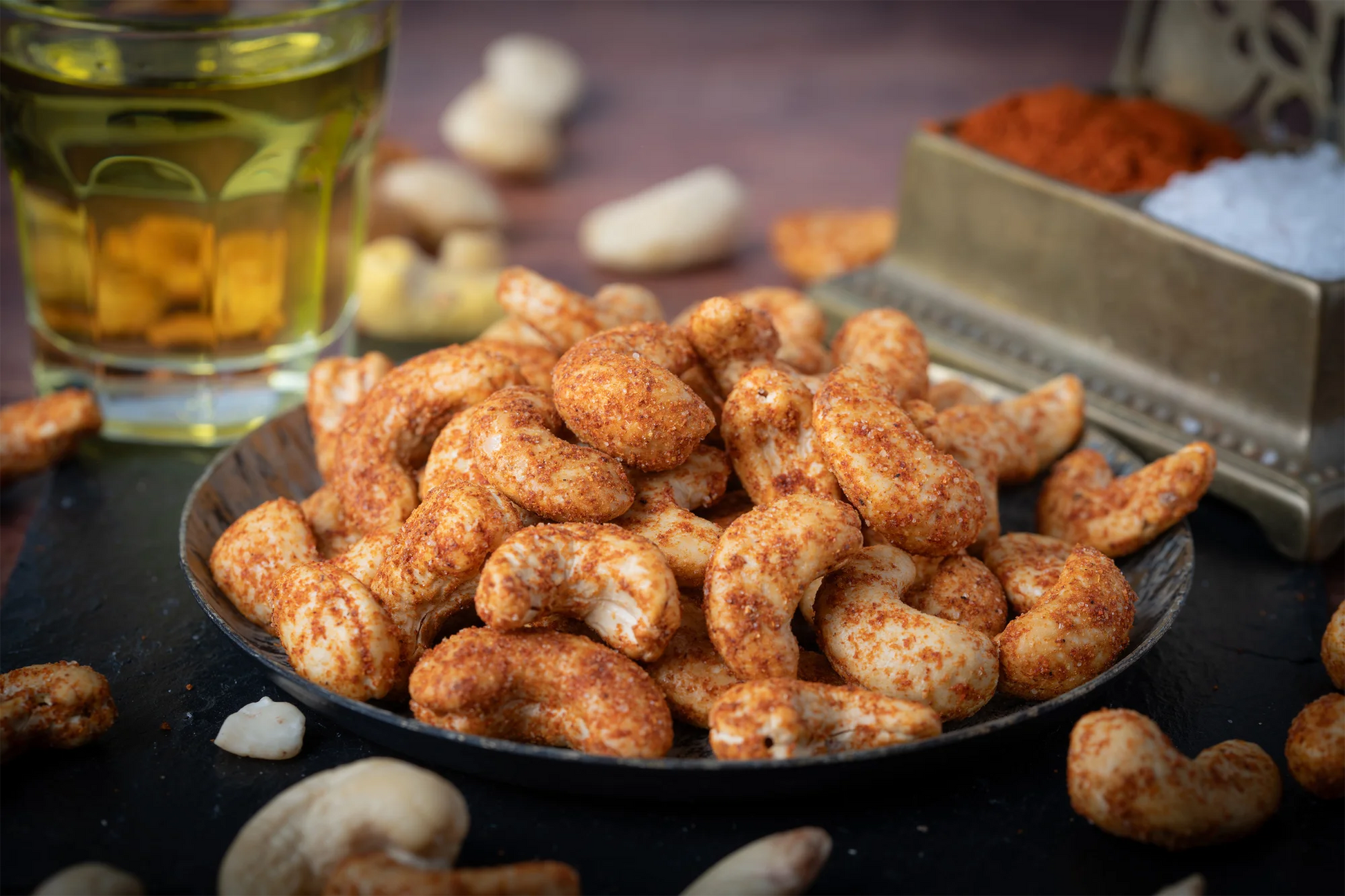 Cashewkerne BBQ Style geröstet – würzig, knackig und intensiv im Geschmack Detailansicht