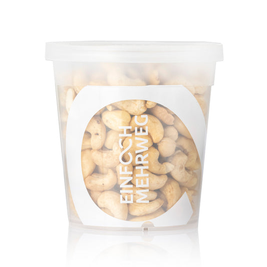 Cashew Côte d’Ivoire im Mehrwegbecher – Frontansicht