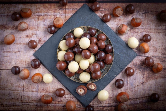 Schoko Haselnüsse Trio