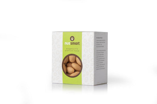 Mandeln schokoliert mit Karamell und Meersalz